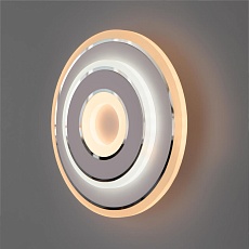 Настенный светодиодный светильник Eurosvet Contorni 90185/1 белый/хром 2