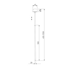 Подвесной светодиодный светильник Elektrostandard Flinn 50263 LED 4W 3000К латунь a072221 1