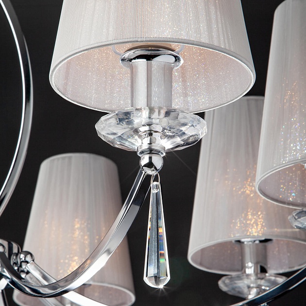 Подвесная люстра Eurosvet 60079/8 хром Фото № 4