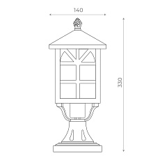 Уличный светильник ST Luce Lorne SL084.405.01 2
