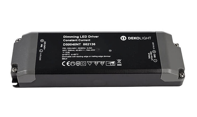 Драйвер Deko-Light D50040NT40-80V 40W IP20 0,5A 862136 фото 