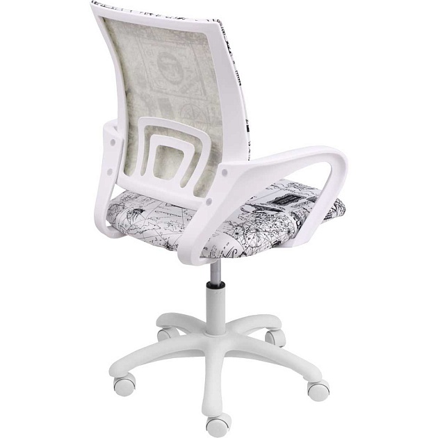 Детское кресло AksHome Ricci серый, кругосветное путешествие, ткань 72602 изображение 10 Детское кресло AksHome Ricci серый, кругосветное путешествие, ткань 72602 Фото № 10