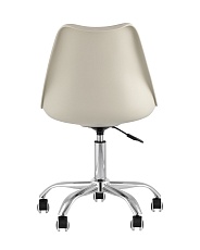 Офисный стул Stool Group BLOK пластиковый бежевый Y818 beige 4