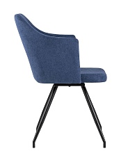 Кухонный стул Stool Group Слинг вращающийся синий шенилл DC-99005 RH309-16 5