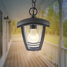 Садово-парковый светильник ЭРА «Марсель» НСУ 07-40-001 черный 4-гранный подвесной IP44 Е27 max60Вт Б0051193 3