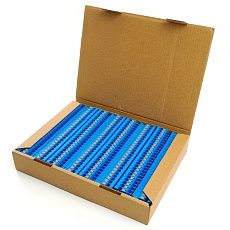 Зажим пружинный, 2-проводной проходной ЗНИ - 4, JXB PT 4, синий LD572-2-40 49250 1