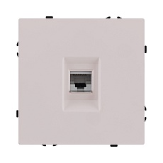 Розетка Ethernet RJ45 Cat.6, кашемир матовый Kollinger Eclipse EC-017CM