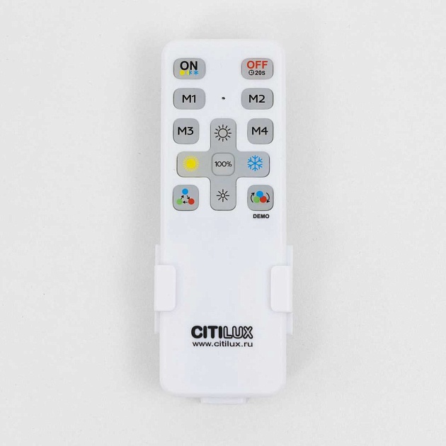 Потолочный светодиодный светильник с пультом ДУ Citilux Купер RGB Белый CL72470G0 Фото № 10