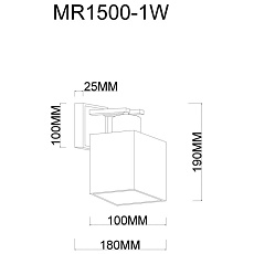 Бра MyFar Eileen MR1500-1W 1