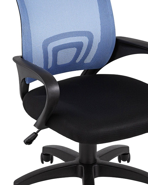 Офисное кресло TopChairs Simple голубое D-515 light blue Фото № 2