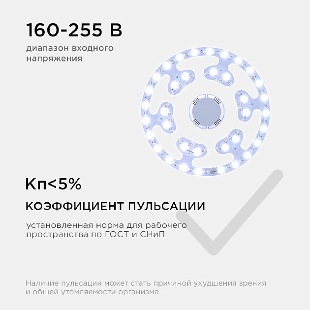 Светодиодный модуль Apeyron со встроенным драйвером 02-71 Фото № 8