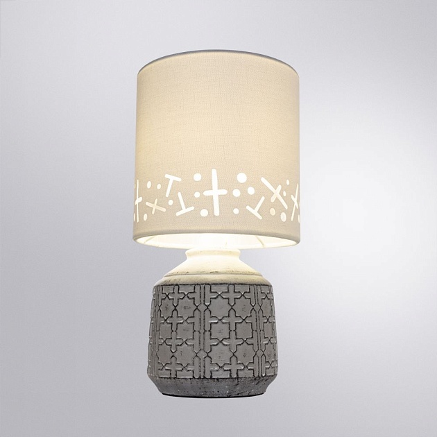 Настольная лампа Arte Lamp Bunda A4007LT-1GY Фото № 2