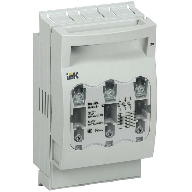 Предохранитель-выключатель-разъединитель 160А IEK SRP-10-3-160 Фото № 1