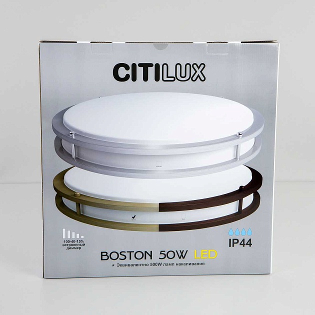 Потолочный светодиодный светильник Citilux Бостон CL709503N Фото № 5