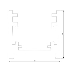 Шинопровод накладной никель 2м Elektrostandard 85227/00_система Лайн a072708 1