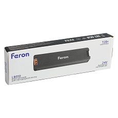 Трансформатор электронный для светодиодной ленты 300W 12V IP67 (драйвер), LB007 Feron 53145 1