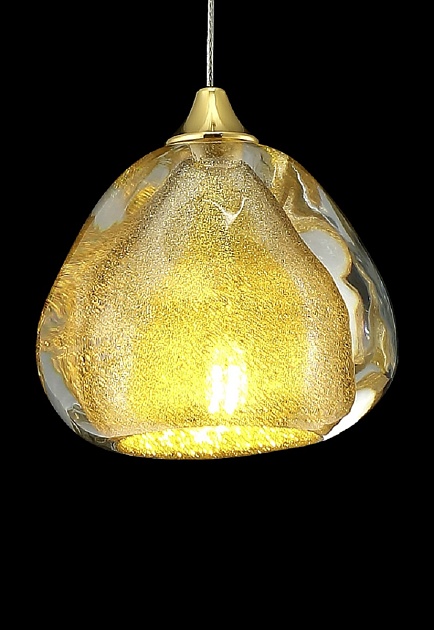 Подвесной светодиодный светильник Crystal Lux Verano SP1 Gold фото 5