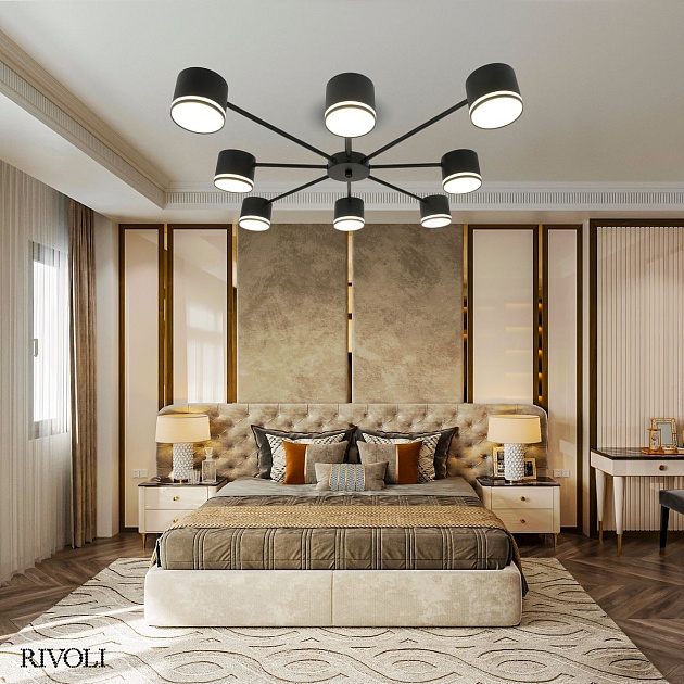 Потолочная люстра Rivoli Rosemary 3189-308 Б0071292 изображение 11 Потолочная люстра Rivoli Rosemary 3189-308 Б0071292 Фото № 11