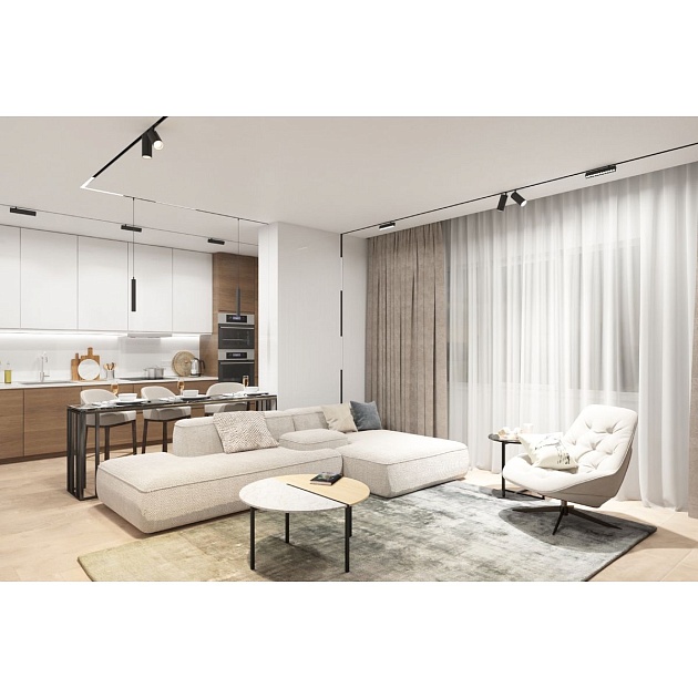Трековый светодиодный светильник Denkirs Smart Spot DK8012-BK Фото № 4