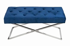Банкетка ArtHomeDecor Cross ID-78 CR Blue 2
