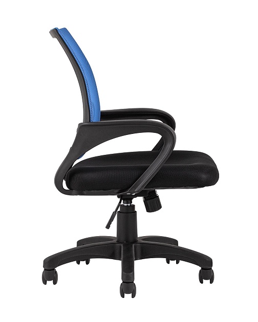 Офисное кресло TopChairs Simple синее D-515 blue изображение 3 Офисное кресло TopChairs Simple синее D-515 blue Фото № 3