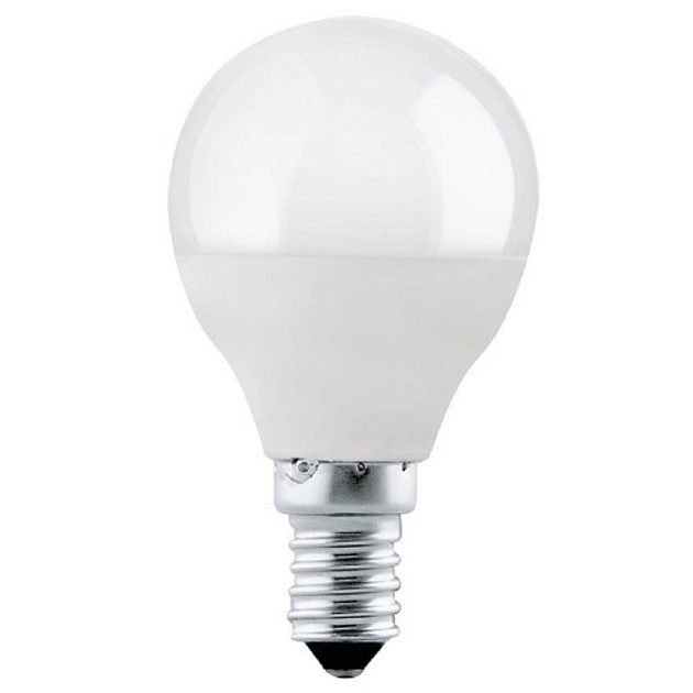 Лампа светодиодная Eglo E14 5W 2700К опал 11924 Фото № 1