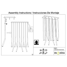 Потолочное основание Mantra Modular Light Florones 9391 1