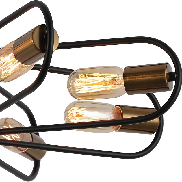 Потолочная люстра Illumico IL8253-8COU-79 BK GD изображение 3 Потолочная люстра Illumico IL8253-8COU-79 BK GD Фото № 3