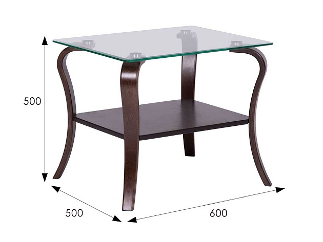 Журнальный стол Мебелик Шарм 005744 Фото № 3