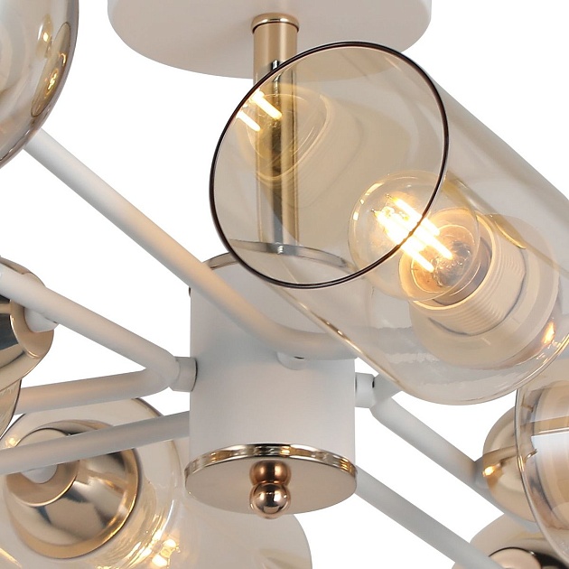 Потолочная люстра Illumico IL8243-8COU-79 WH GD изображение 3 Потолочная люстра Illumico IL8243-8COU-79 WH GD Фото № 3