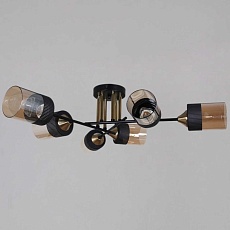 Потолочная люстра Reluce 48460-0.3-06 BK+COPPER 1
