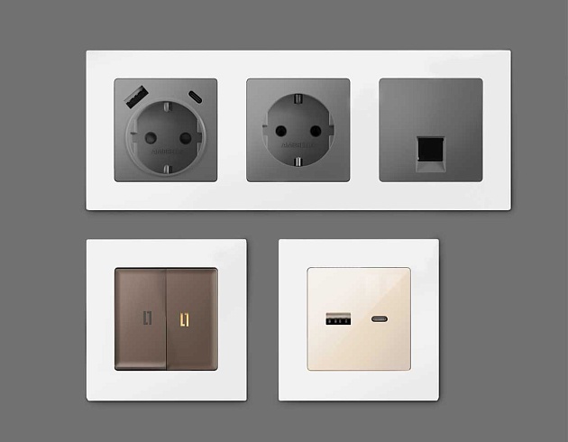 Рамка AMBRELLA VOLT AF220123 Фото № 4