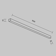 Линейный светильник Maytoni Technical LL311029 3