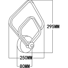 Бра Escada Twister 10228/SG Led 1