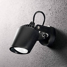 Уличный настенный светильник Ideal Lux Minitommy AP Nero 3000K 247182 1