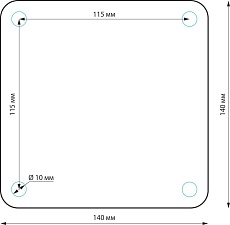 Уличный светильник Elektrostandard 1550 Techno черный a035095 1