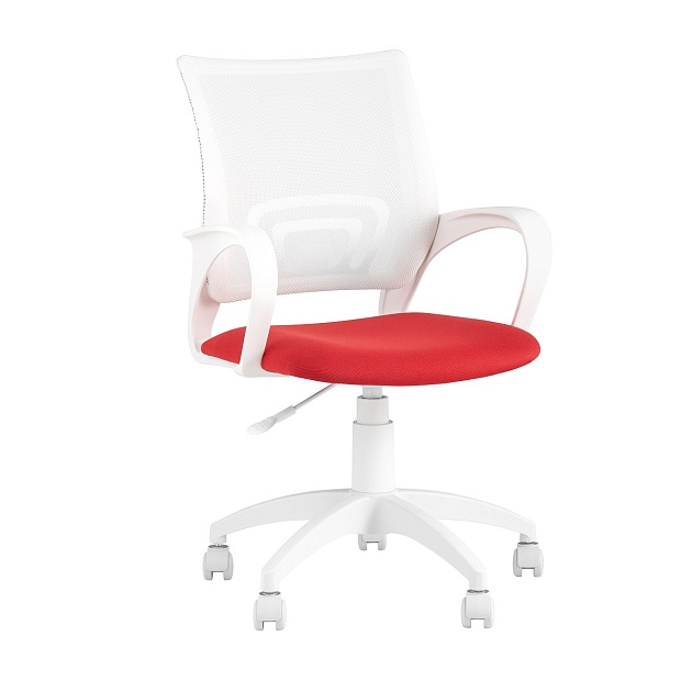 Офисное кресло Topchairs ST-Basic-W красная ткань 26-22 ST-BASIC-W/26-22 фото 