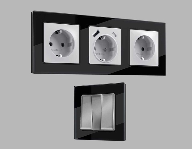 Рамка AMBRELLA VOLT AF380802 Фото № 4