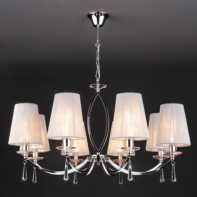 Подвесная люстра Eurosvet 60079/8 хром Фото № 5