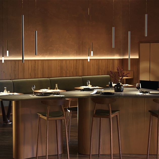 Подвесной светодиодный светильник Maytoni Pro Shade MOD157PL-L6BK Фото № 13