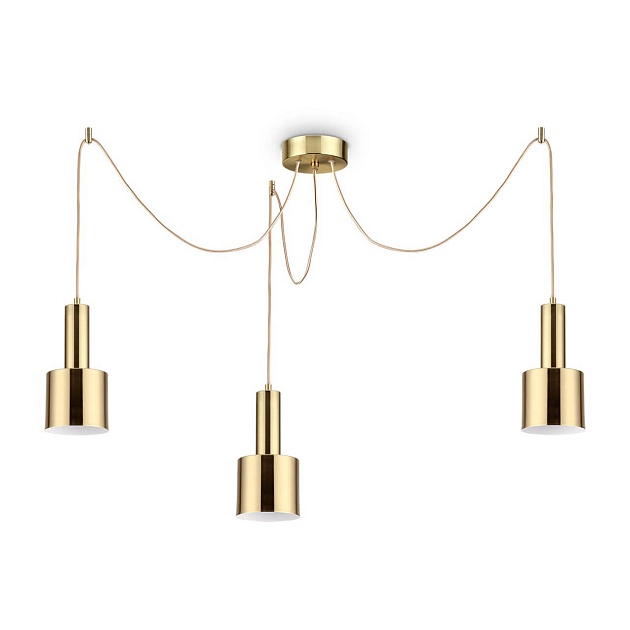 Подвесная люстра Ideal Lux Holly SP3 Ottone Satinato 231600 изображение 1 Подвесная люстра Ideal Lux Holly SP3 Ottone Satinato 231600 Фото № 1