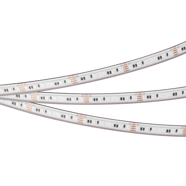 Светодиодная влагозащищенная лента Arlight 12W/m 120Led/m 2835SMD разноцветный 5M RTW-PS-A120-10mm 24V RGB 042907 Фото № 3