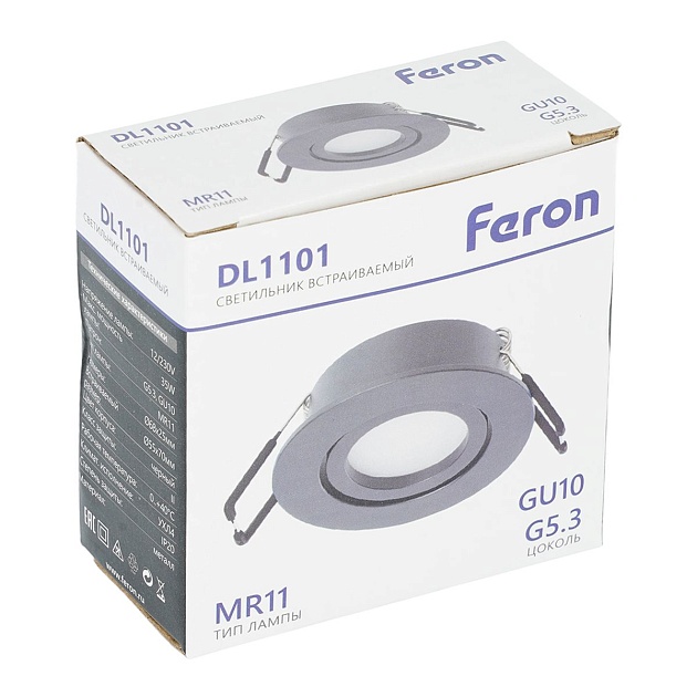 Встраиваемый светильник Feron DL1101 51947 изображение 11 Встраиваемый светильник Feron DL1101 51947 Фото № 11