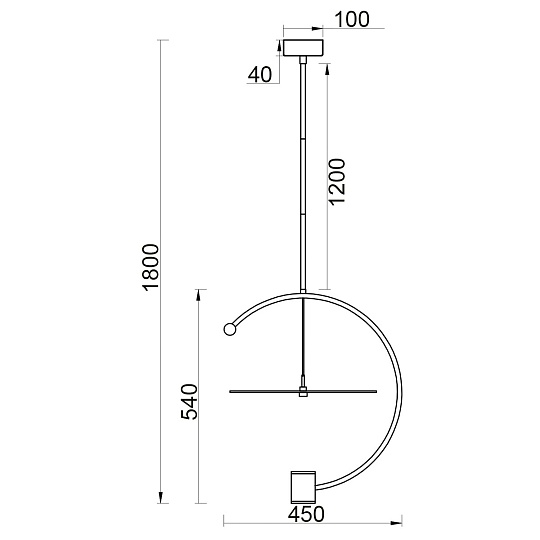Подвесной светильник Vele Luce Andromeda VL7284P21 Фото № 5