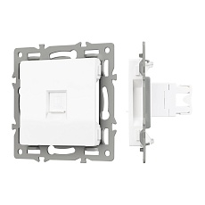 Механизм компьютерной розетки SCT-MPC1-PL-WH (RJ-45, CAT6) Arlight 045301