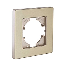 Рамка 1-постовая, золотой Kollinger Eleganz Acryl EA1GD 1