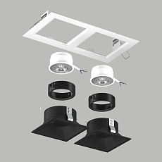 Комплект со светильником Lightstar Domino Quadro (214526+214507+214507+214007+214007) D5260707BMOD 3