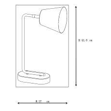 Настольная лампа Lucide Cona 71645/01/31 2