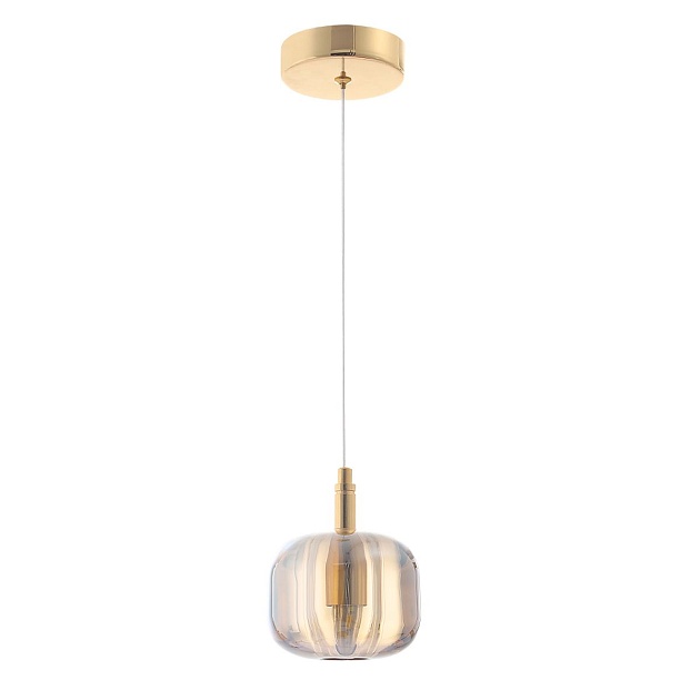 Подвесной светильник Crystal Lux Box SP1 Gold/Amber Фото № 5