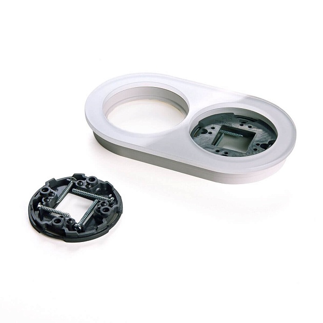 Рамка Werkel на 2 поста Favorit Runda белый W0025101 4690389166440 Фото № 3